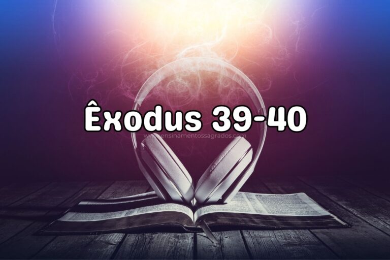 Bíblia Narrada | Êxodus 39-40