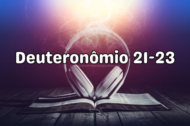 Bíblia Narrada | Deuteronômio 21-23