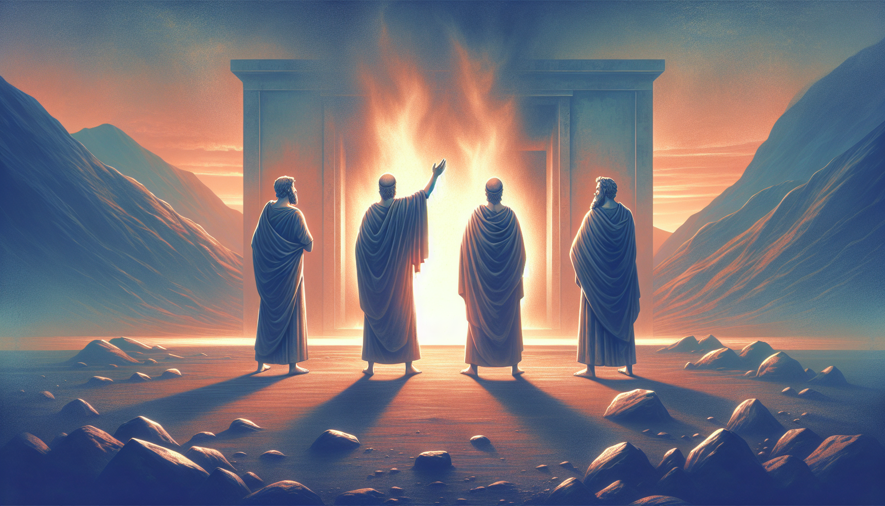 Daniel 3:16-18 | A coragem de Sadraque, Mesaque e Abednego ...