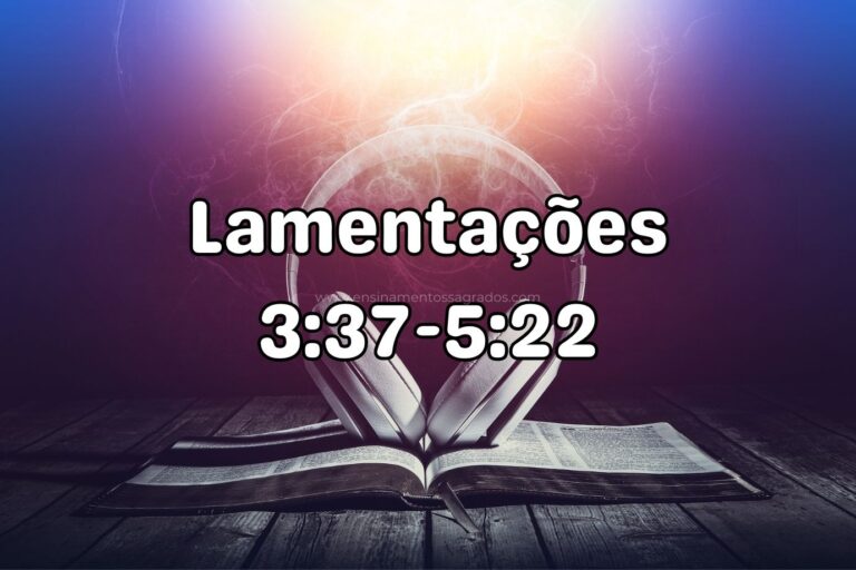 Bíblia Narrada | Lamentacoes 3:37-5:22