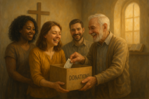 2 Coríntios 9:7 – O coração alegre do doador